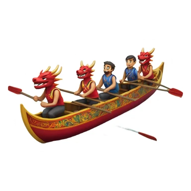 Dragon boat sticker