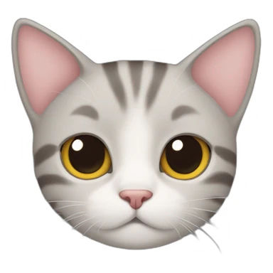 cat with loving face sticker