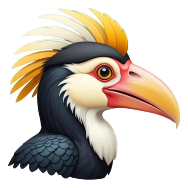Wreathed Hornbill sticker