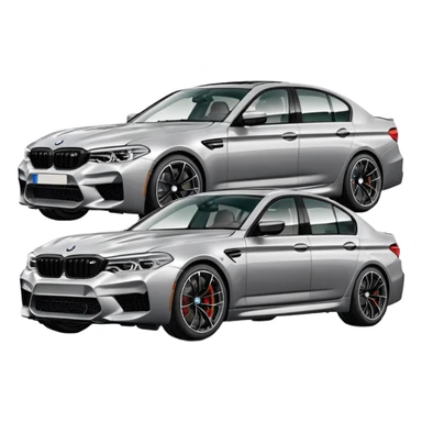 BMW M5 f90 competition all angles sticker