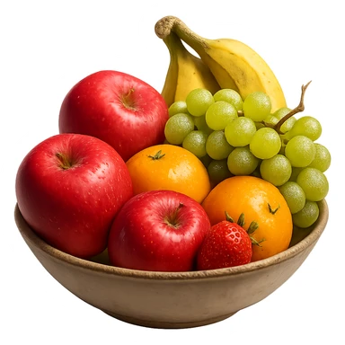 UNA BOWL DI FRUTTA FRESCA, IPERREALISTICA 4K sticker