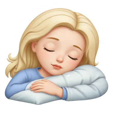 Chica dormida  sticker
