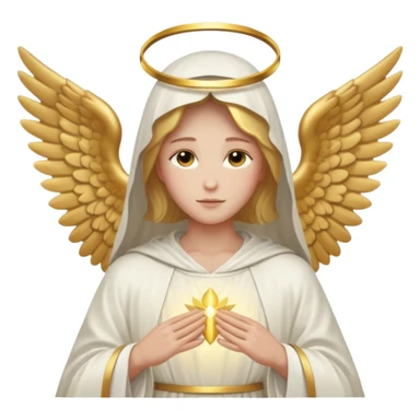 Aesthetic biblical faceless archangel sticker