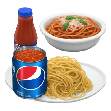 Pepsi and spaghetti  sticker