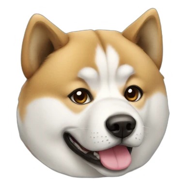Akita dog sticker
