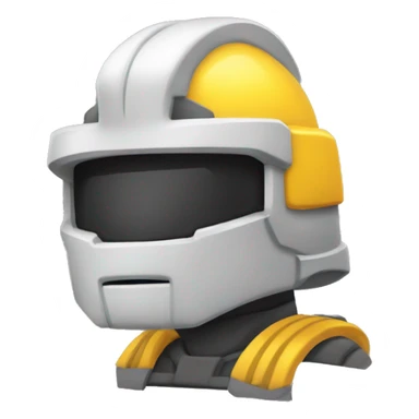 pulgar arriba como gesto de aprobacion de un constructor con casco sticker