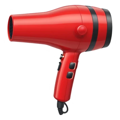 blow dryer, simple, no text sticker