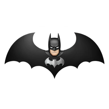 Nolan's batman logo sticker
