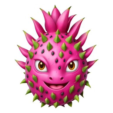 Dragon fruit emoji sticker