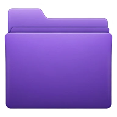 purple empty closed folder sticker