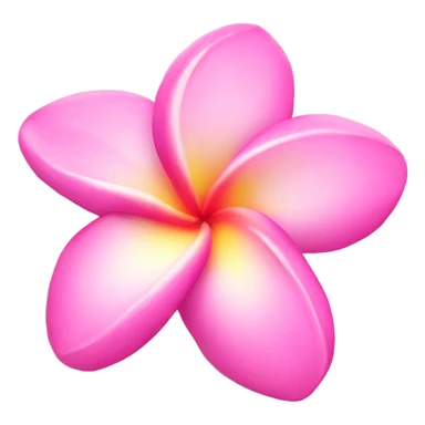 plumeria in Pink sticker