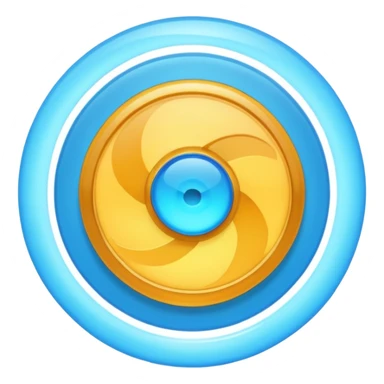 make me a loading skyblue emoji rotating animateded one sticker