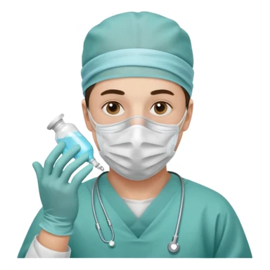 A victorian surgeon using chloroform as an anaesthetic on a patient during an operation sticker