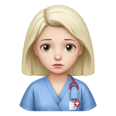 woman patient  sticker