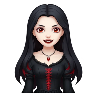 Sweet Vampire Girl sticker