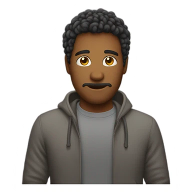 Emoji effrayant sticker