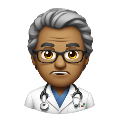 Angry revolutionary doctor sticker