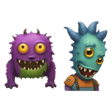 Monster and cie bob sticker