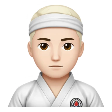 Jiujitsu white belt sticker