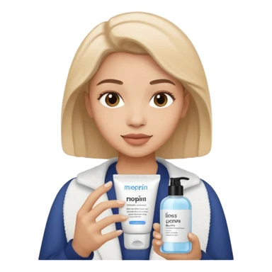 skincare meme sticker