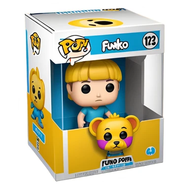 Funko pop box sticker