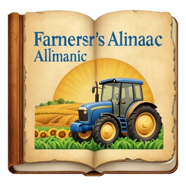 Farmers' Almanac sticker