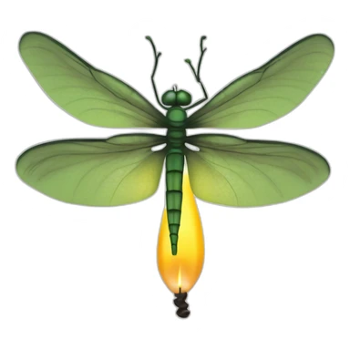 dragonfly, soya, candle, siluet  sticker