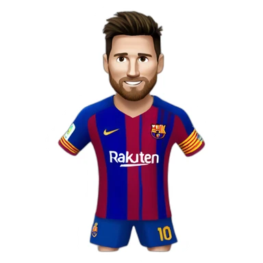 Messi qui écrase ronaldo sticker