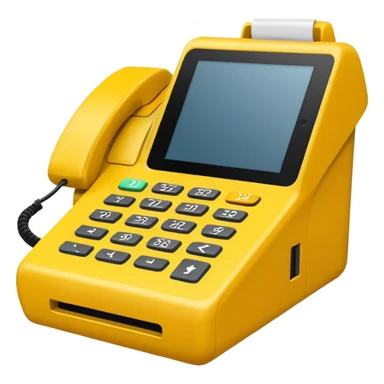 yellow pos terminal sticker