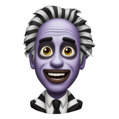 Beetlejuice Showtime sticker