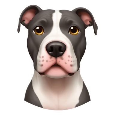 Perro Pitbull con su amo sticker