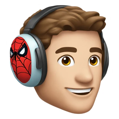 spider-man ear muffs sticker