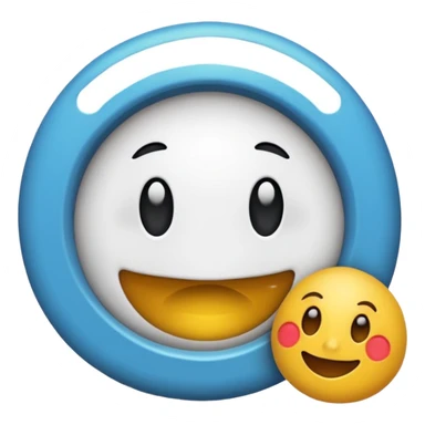 Белый Бумбокс с неоновыми колонками sticker