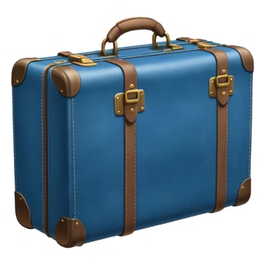 Suitcase blue sticker