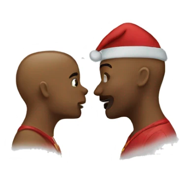 ￼ Christmas kiss  sticker