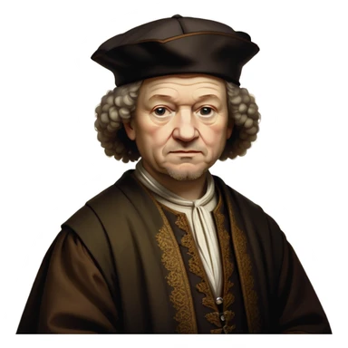 of-rembrandt,-shown-as-a-master-artist-with-deep,-introspective-eyes-and-richly-detailed-period-clothing,-rendered-with-dramatic-chiaroscuro-lighting-that-emphasizes-his-legacy sticker