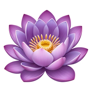 Lilac lotus sticker