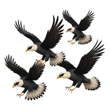 Flock sticker
