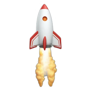 suit man flying rocket sticker