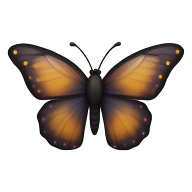Night sky Butterfly sticker