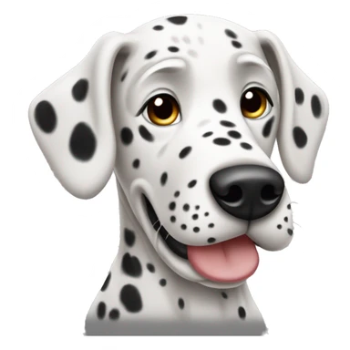 Dalmatian dog sticker