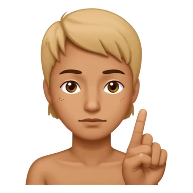 Side eye middle finger  sticker