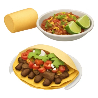 Mexican food sticker