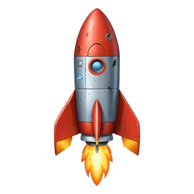 a stuck rocket sticker