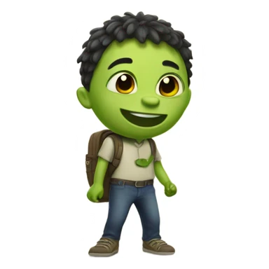 Sherk go to school sticker