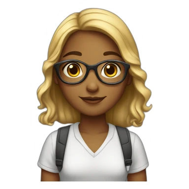 bermese smart girl sticker