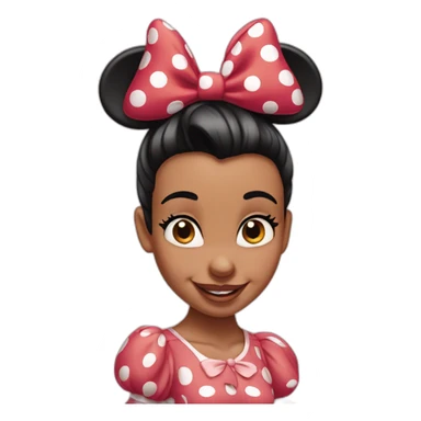  Classic Minnie Mouse is not a human sticker