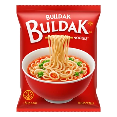 Buldak noodles packet sticker