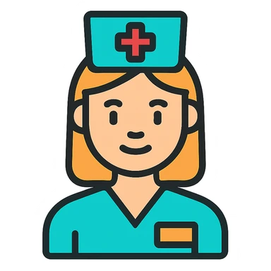 female nurse sticker