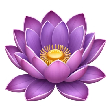 Lavender lotus sticker